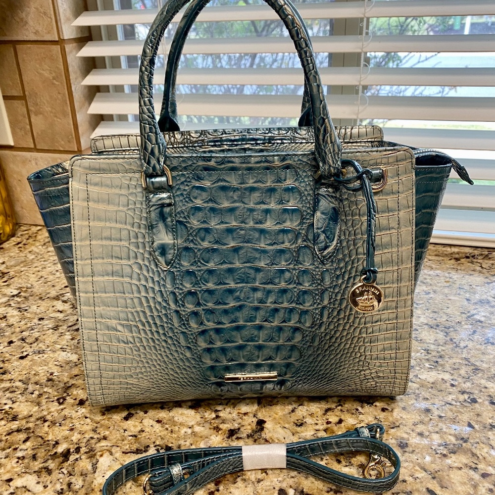 NWT Brahmin Aubree Petrol Ombre Melbourne